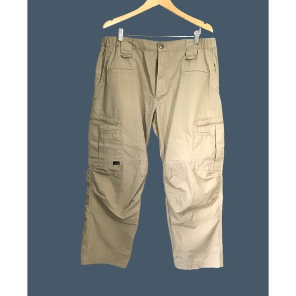 LAPG OPERATOR TACTICAL MENS KHAKI STARIGHT FIT POCKETS PANTS SIZE 40x30 - Picture 1 of 6
